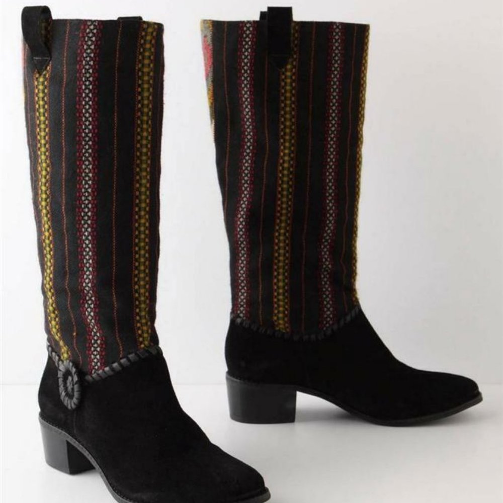Anthropologie Mayan Ikat Boots 7